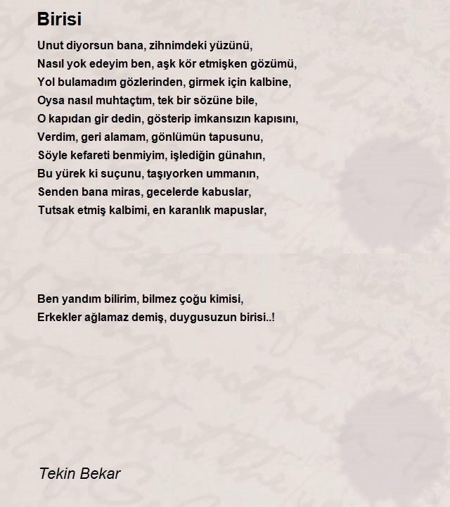 Tekin Bekar