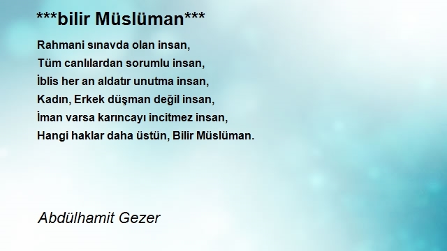 Abdülhamit Gezer