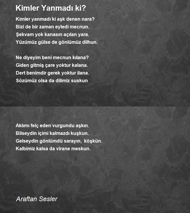 Araftan Sesler