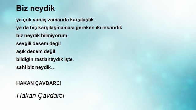 Hakan Çavdarcı