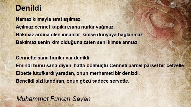 Muhammet Furkan Sayan